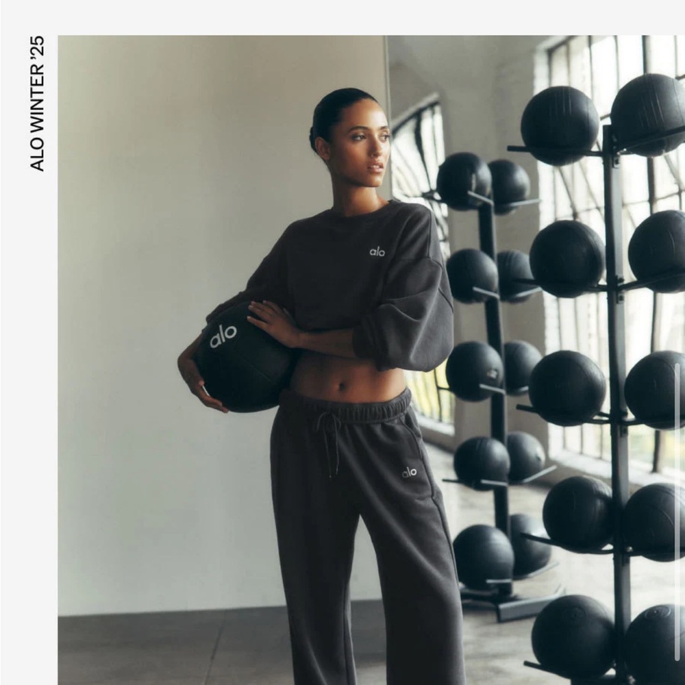 ALO Yoga Accolade Set- Anthracite Grey- 3 items!!